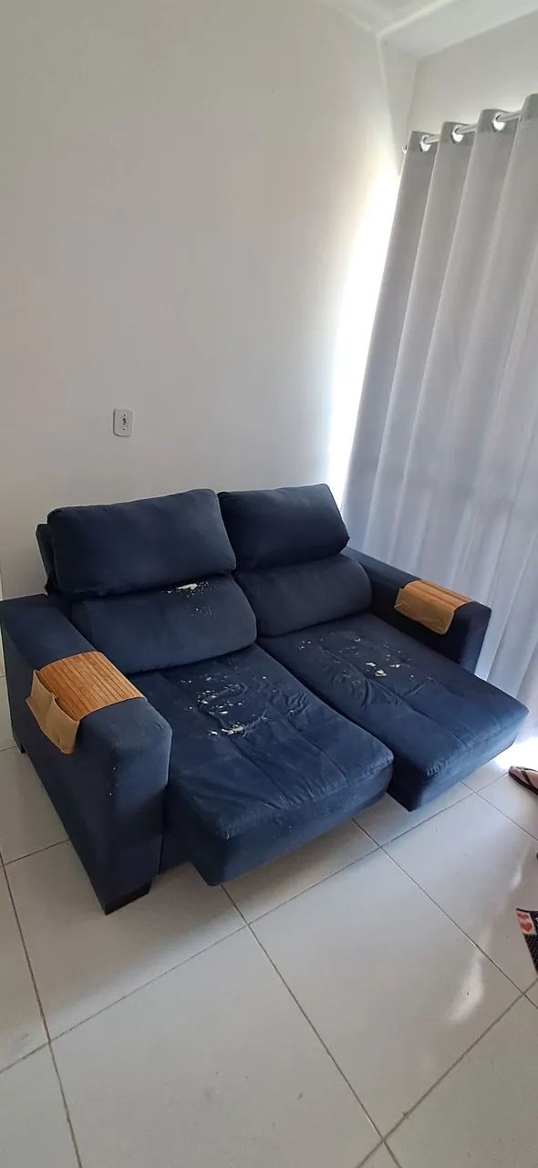 Sofá retrátil e reclinável- 2 lugares  - Foto 3