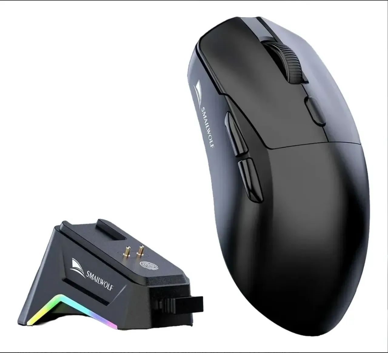 Mouse Gamer Sem Fio Smailwolf M3 Pro+ Tri Mode + Base de Carregamento