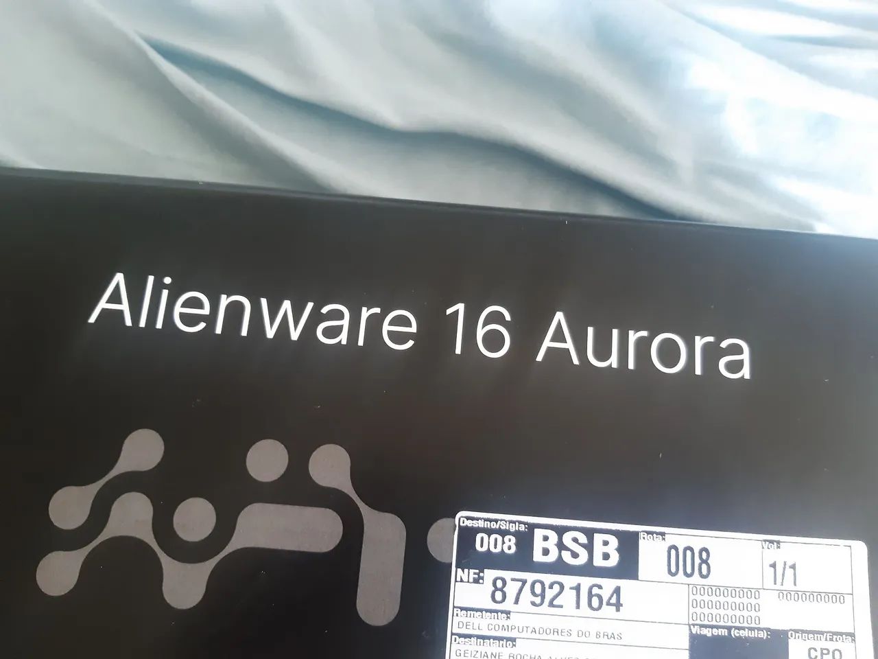 Caixa vazia notebook Dell Alienware 16 Aurora - Foto 5