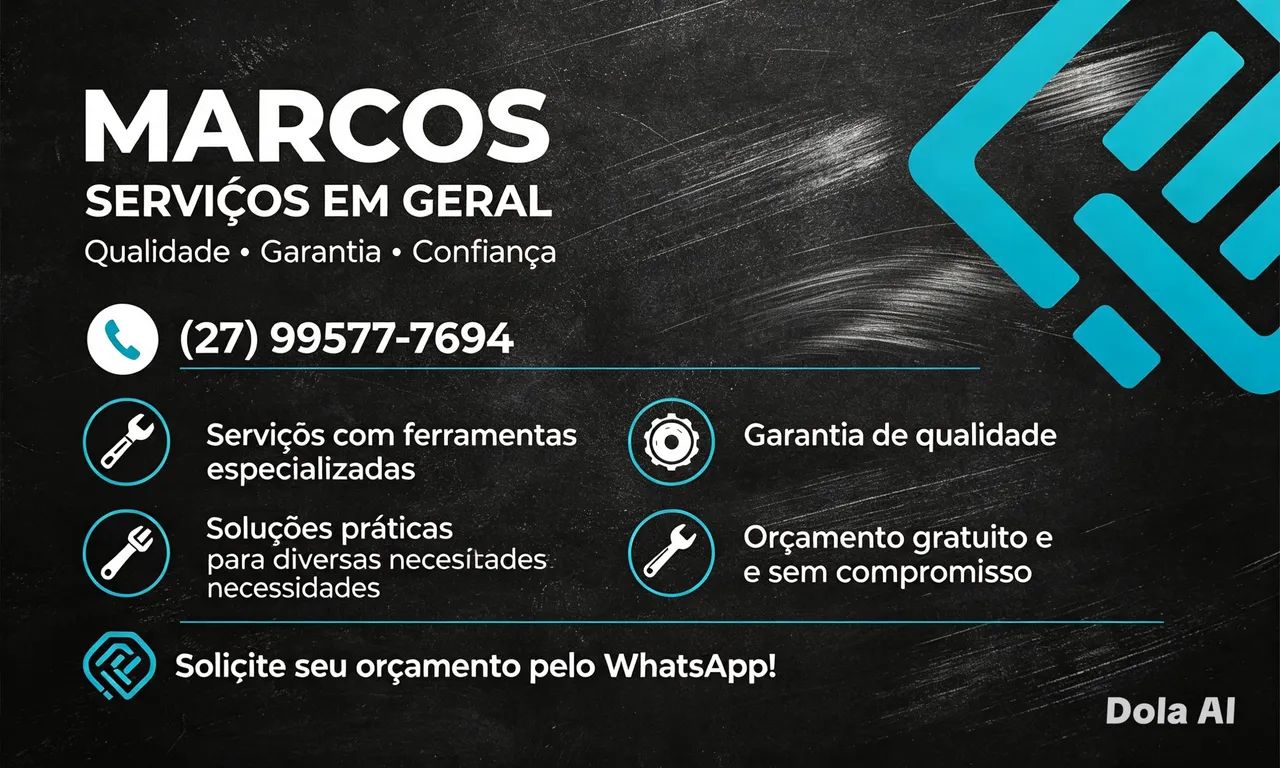 Todo tipo de serviços doméstico , empresarial e tecnológico 