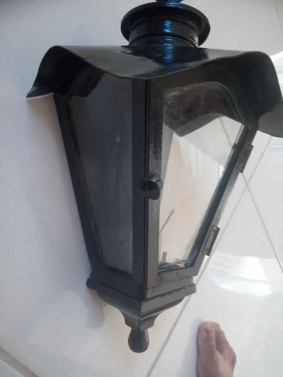 Luminária Antiga de Parede Material Forte  - Foto 4