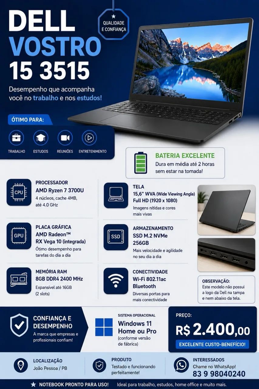 Dell Vostro 15 3515 - Foto 2