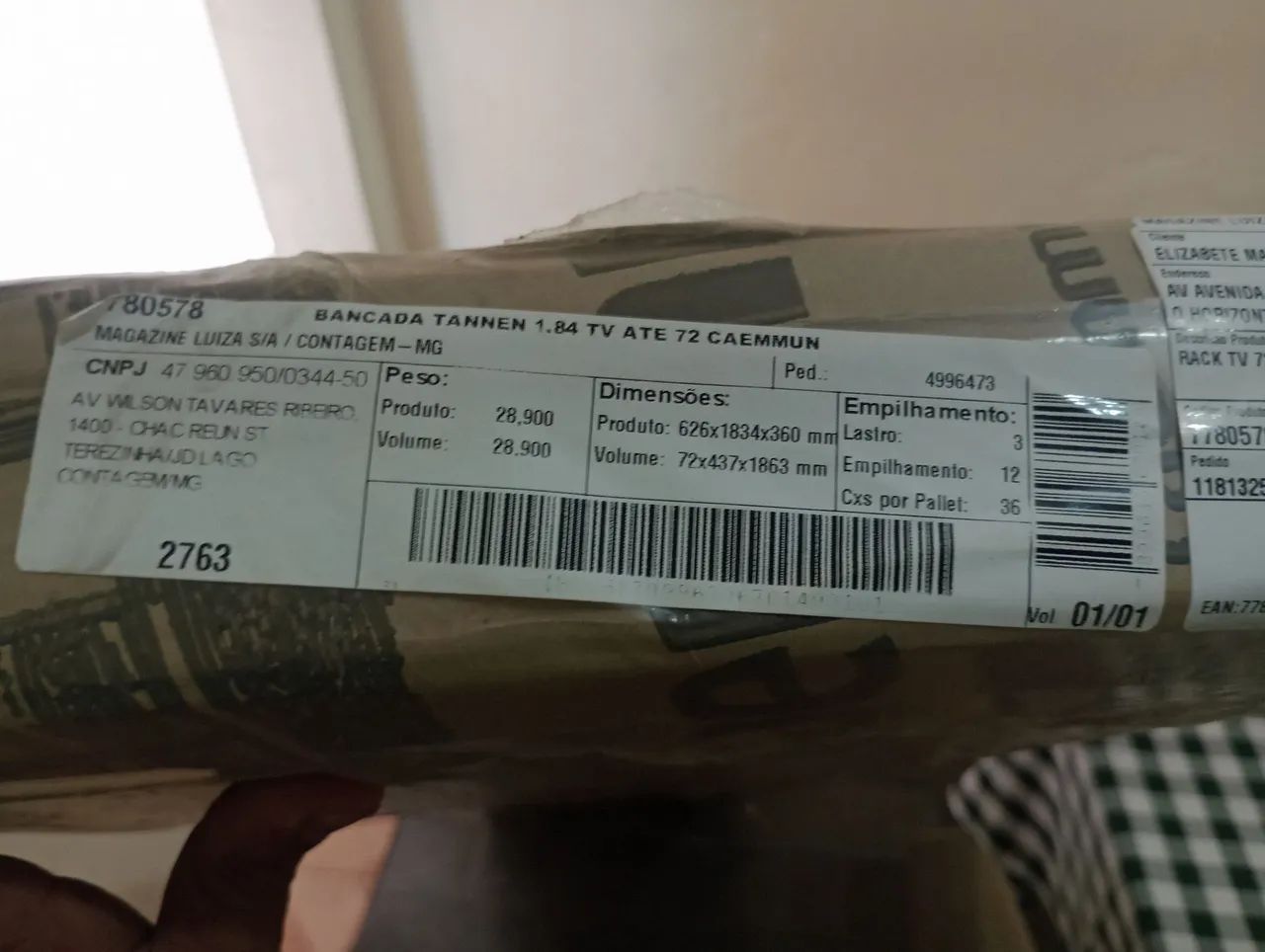 Rack bancada Tannen caemon freijó 1.84 - Foto 2