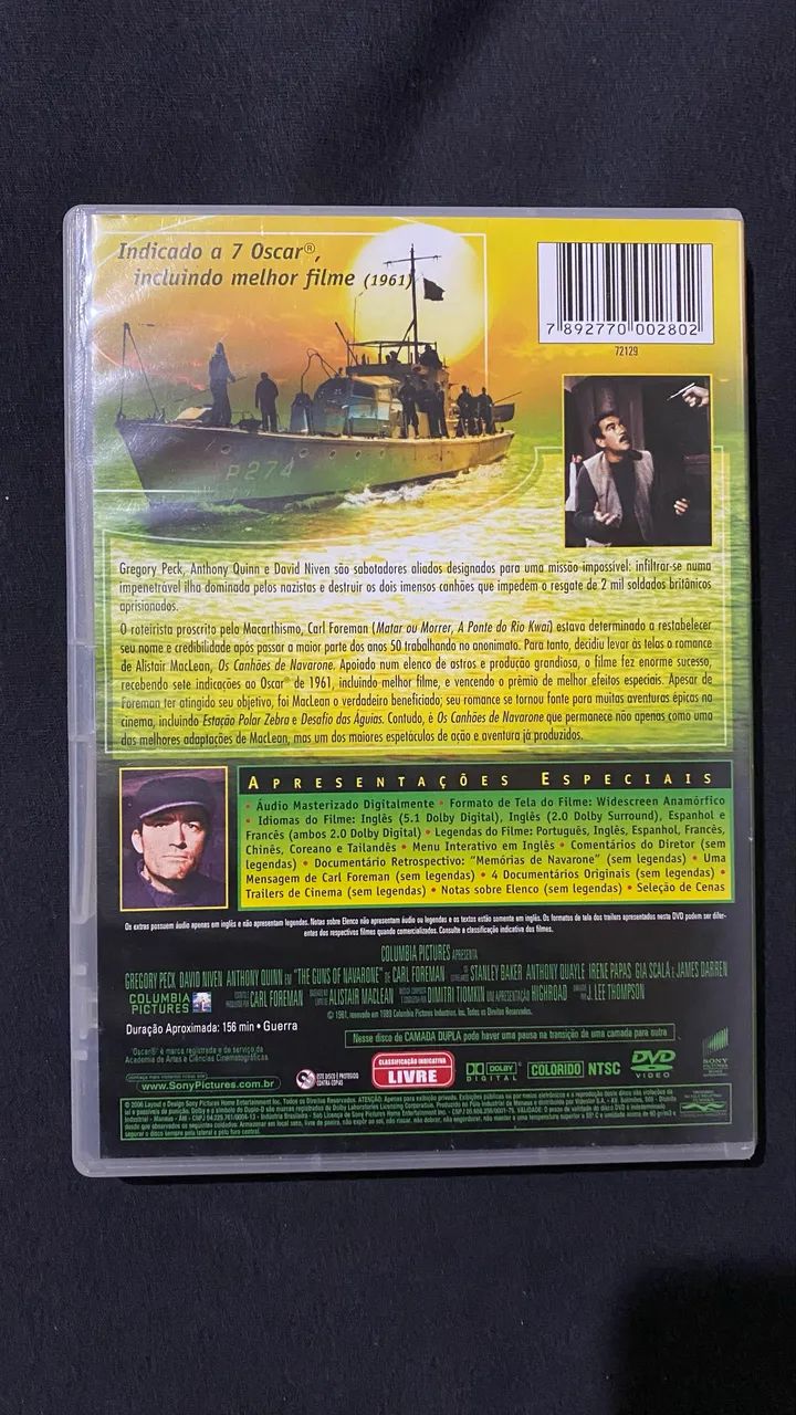 Os canhões de Navarone - Dvd - Foto 2