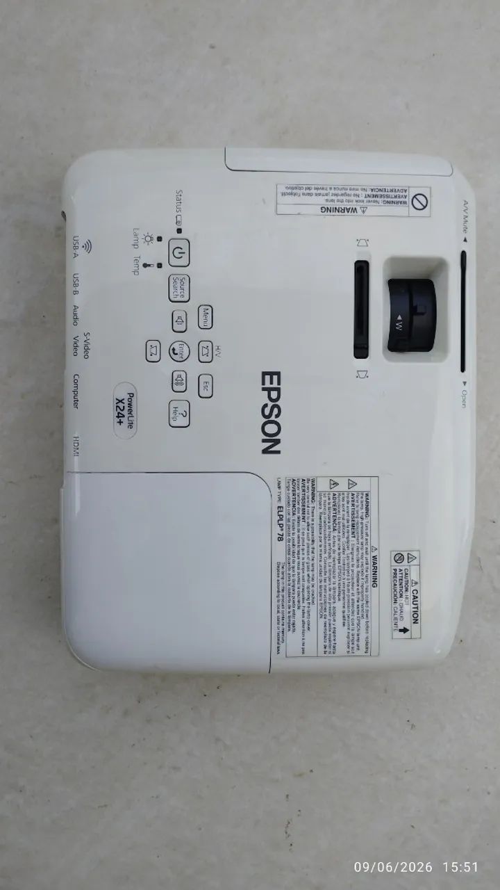 Projetor Epson x24+ 3500 lumens - Foto 3