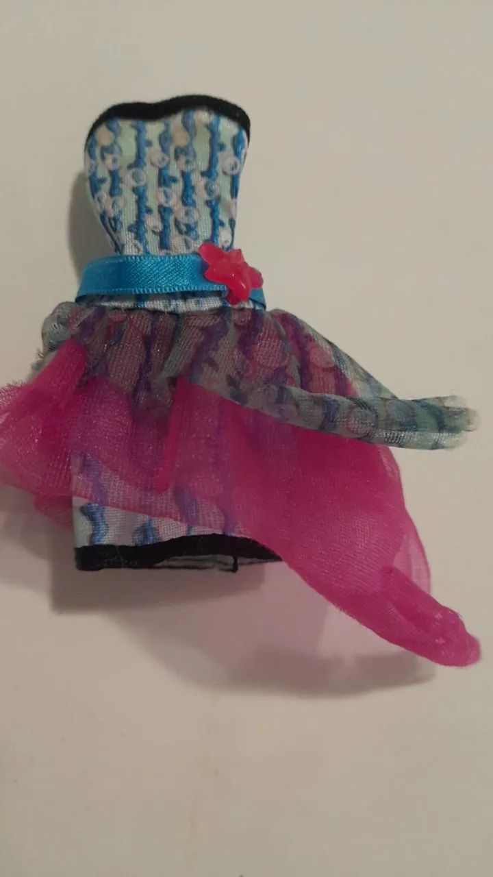 Monster High Vestido Lagoona Dot Dead (Não faço entrega em mãos)((Não aceito ofertas))