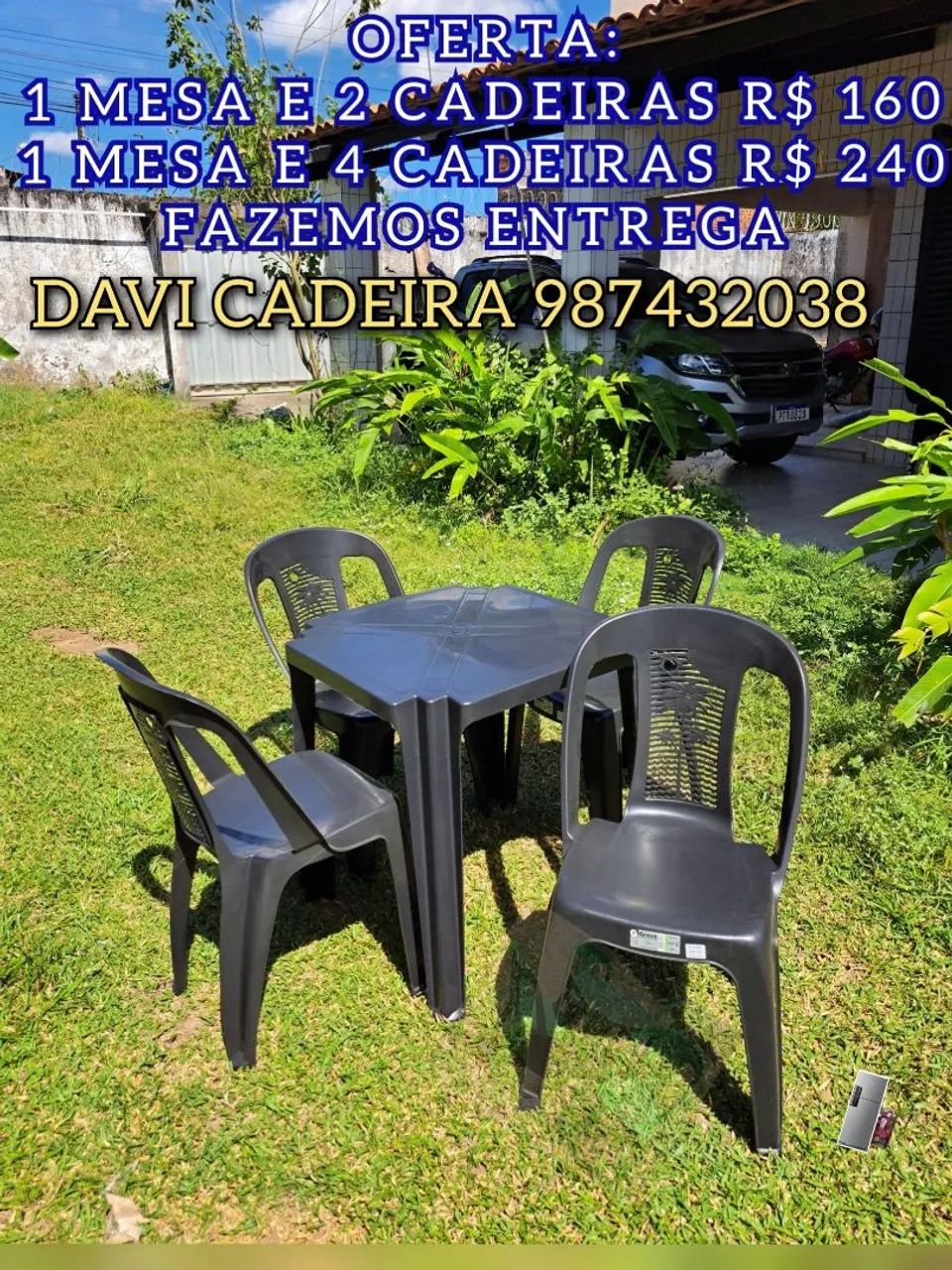 MESA PLASTICA DMDMDMD PRETA XMDMD LEVO SMS EMX