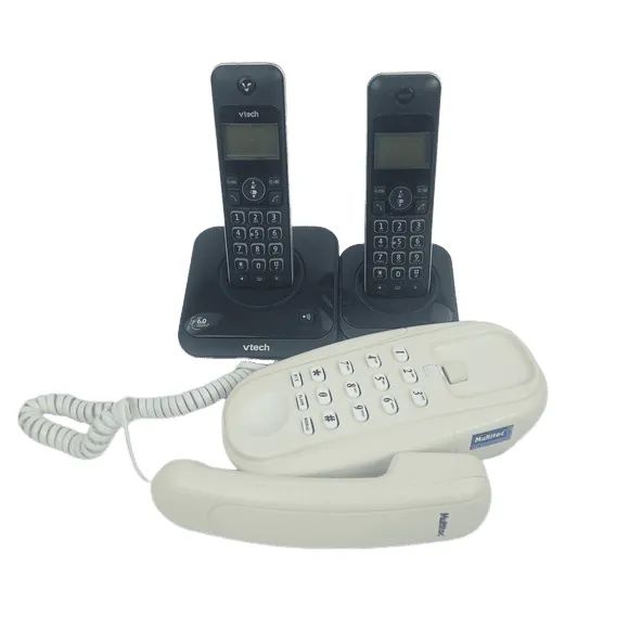 TELEFONE SEM FIO VTECH LYRIX 550 COM EXTENSÃO + BRINDE MULTITOC - USADO  - Foto 3