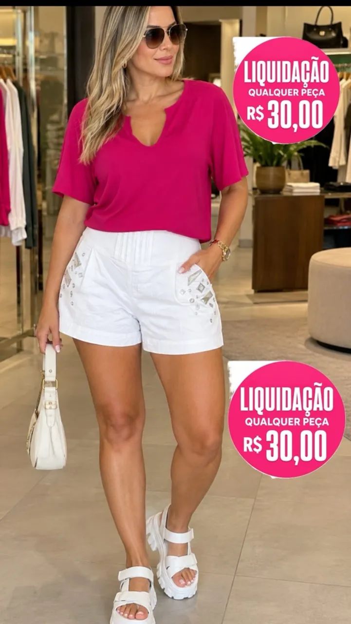 Roupas femininas variadas últimas LIQUIDAÇÃO 30,00  - Foto 2