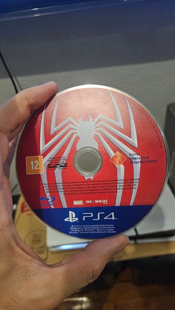 Jogo spider man ps4