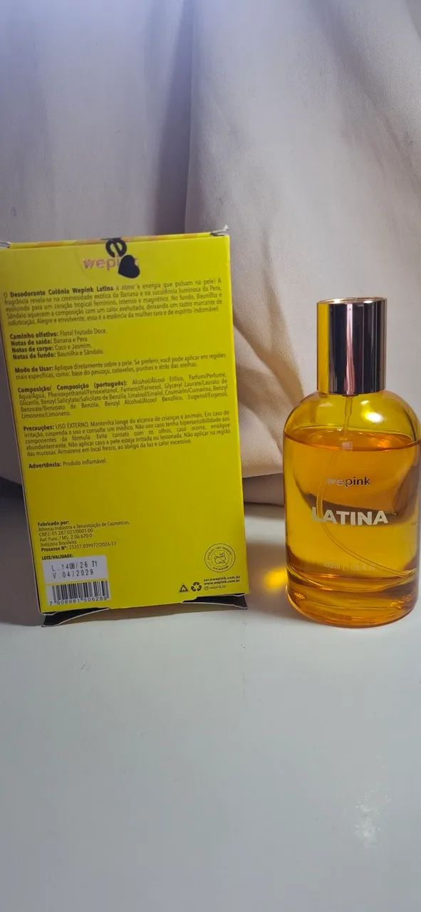 Perfume Wepink - Latina com Caixa Original - Foto 2