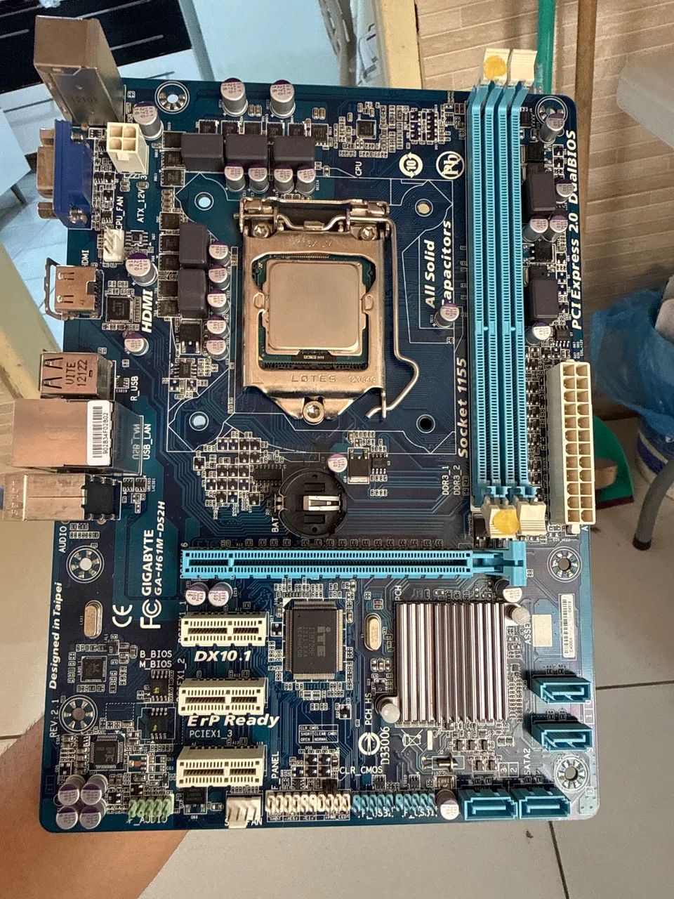 Placa mãe ddr3 1155