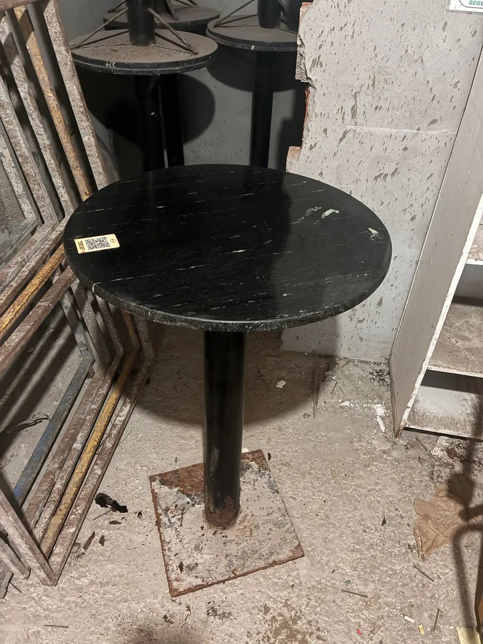 14 Mesas bistrô de mármore para bar