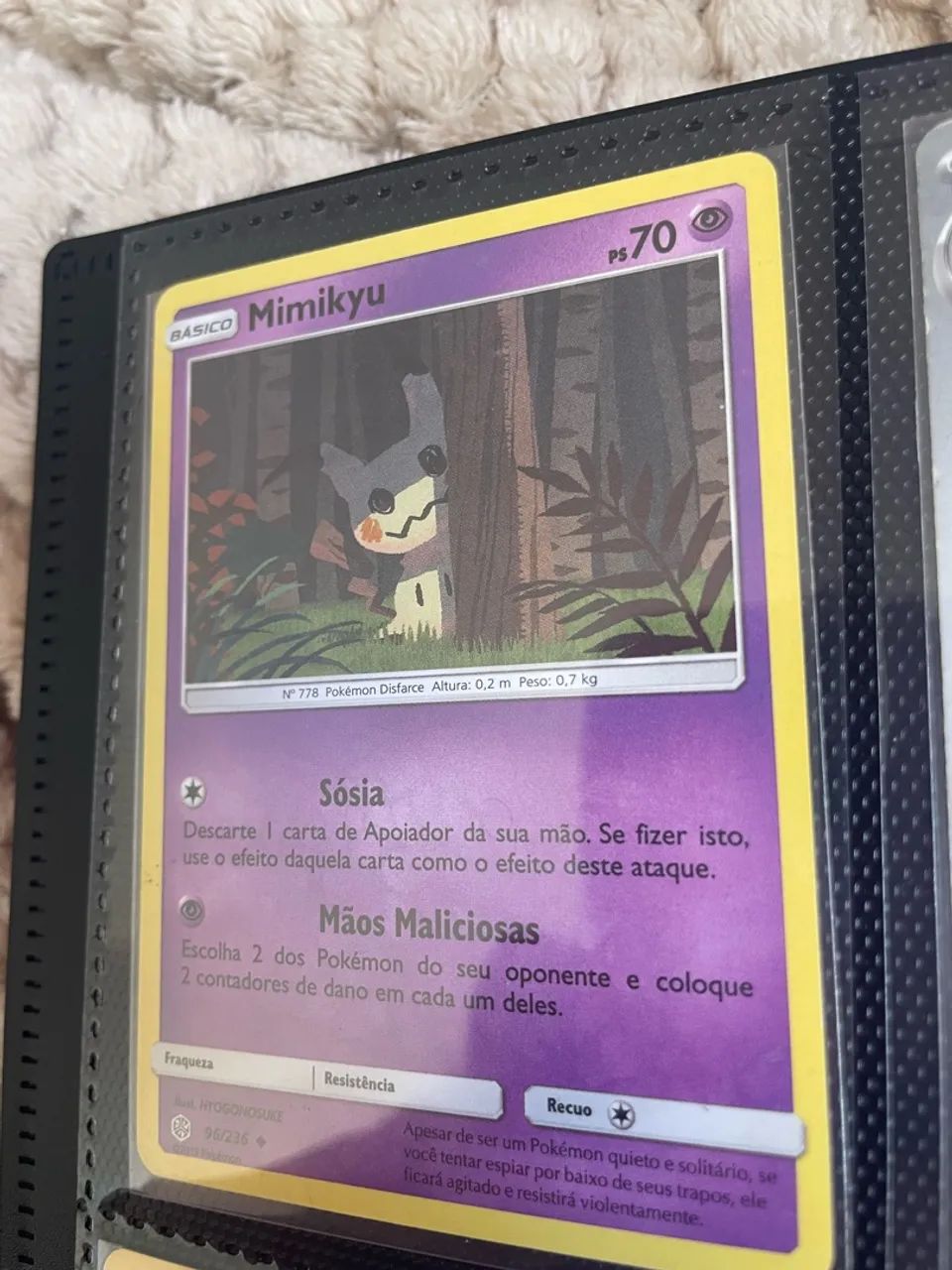 Carta Pokémon mimikyu 2019 - Foto 2