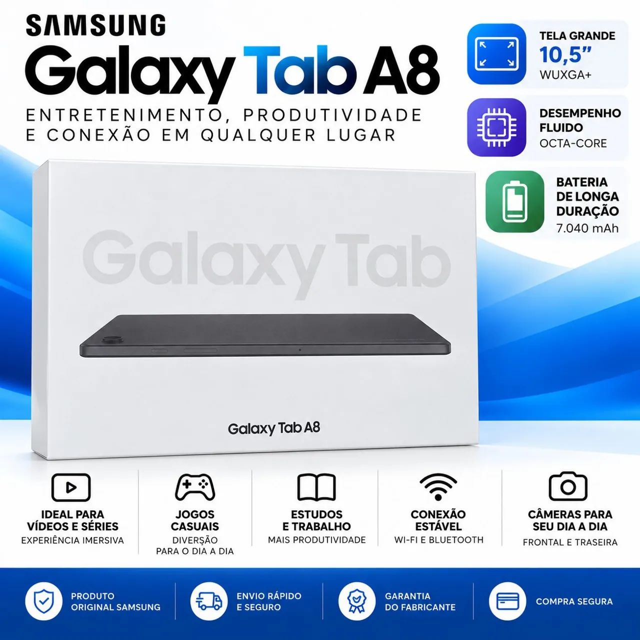 Tablet Samsung Galaxy Tab A8 10,5? Wi-Fi Usado - Conservado - Foto 5