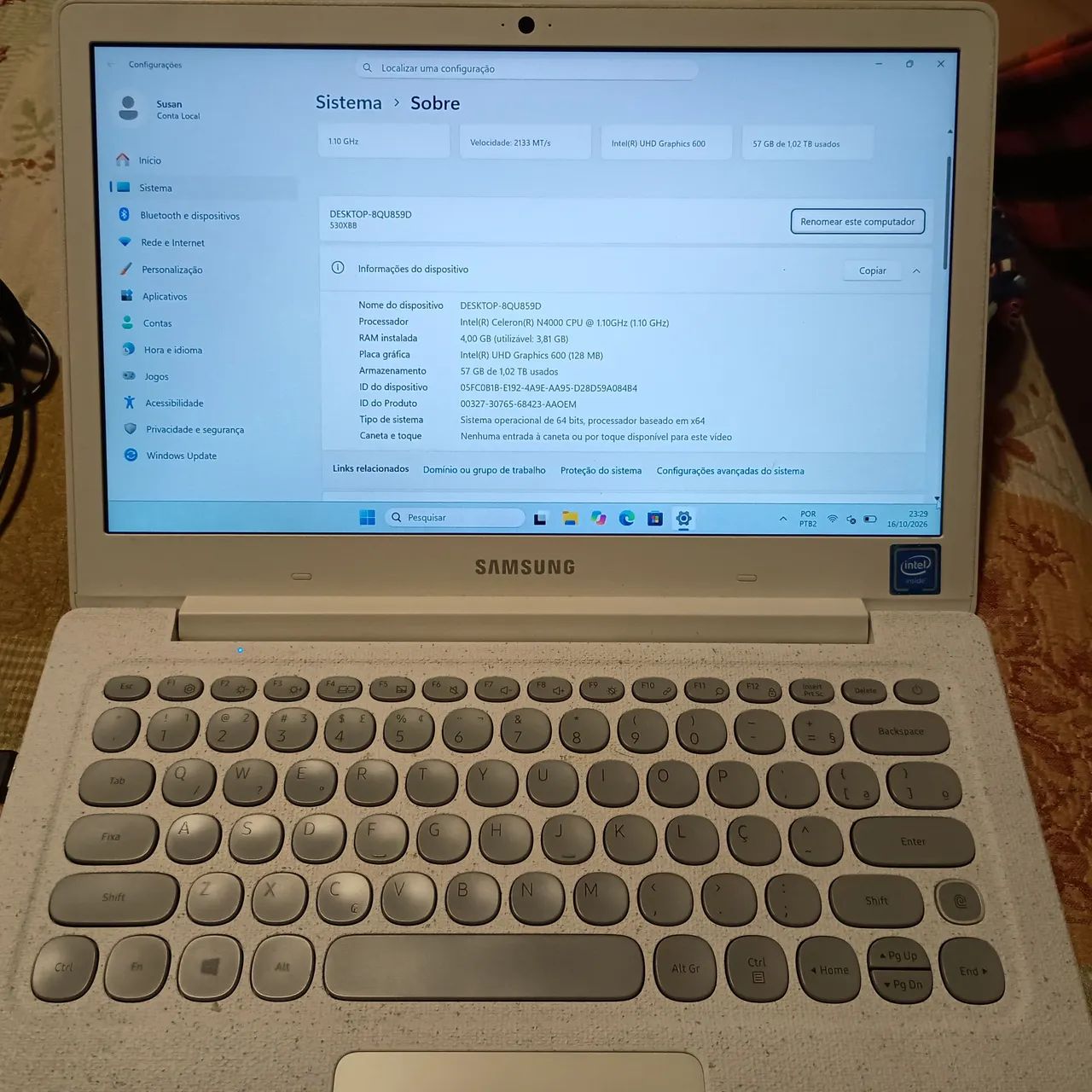 Notebook Samsung  - Foto 2