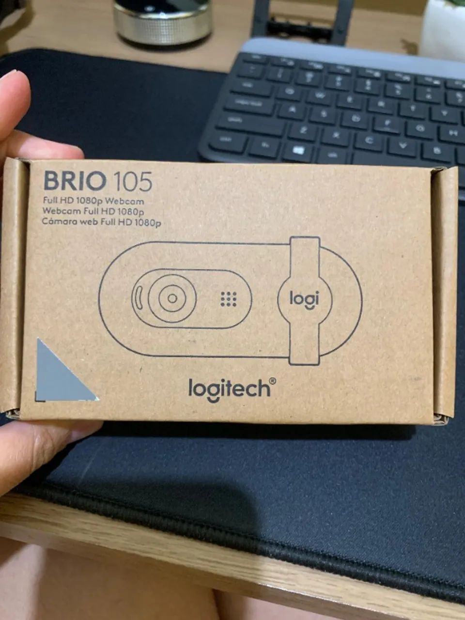 Webcam Logitech Brio 105 Full HD 1080p com Microfone Integrado - Foto 3