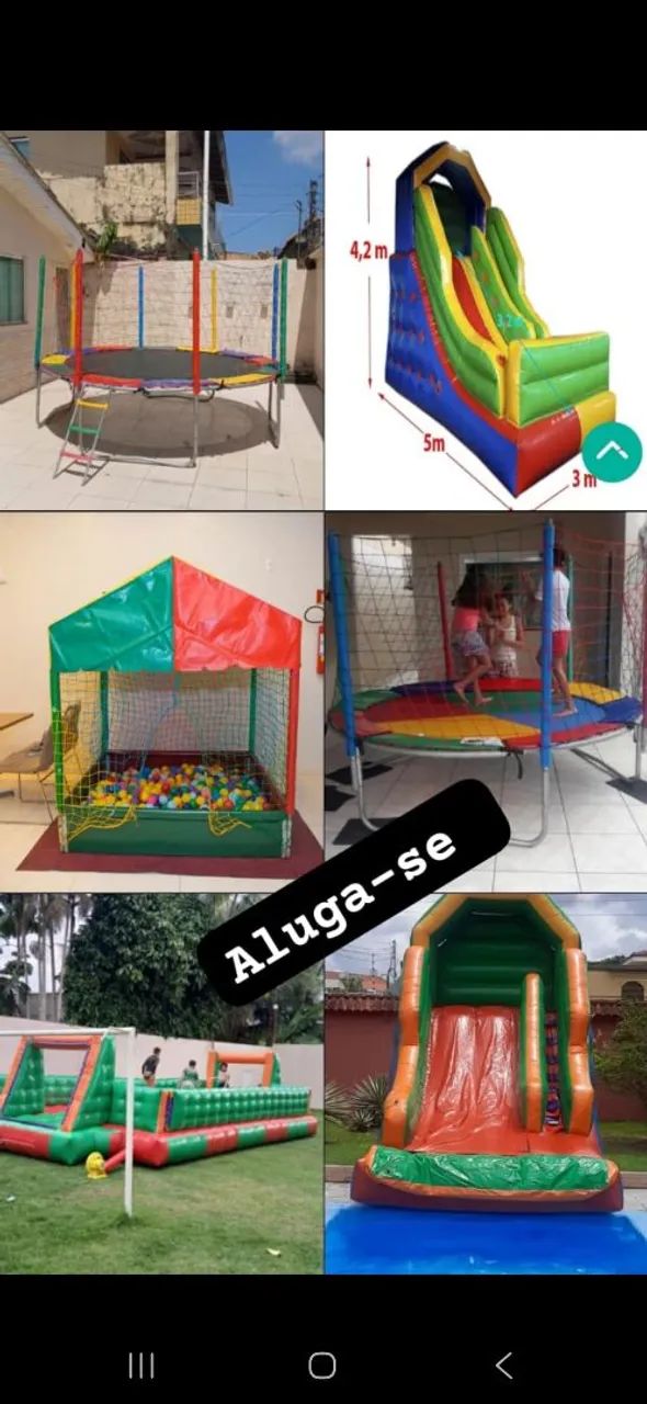 Pula pula, Inflável, futebol de sabão, tobogã, toboagua, casinha de bolinha - Foto 6