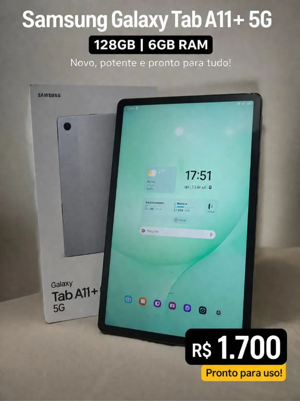 Tablet a11 5g 128 GB 6 GB de ram