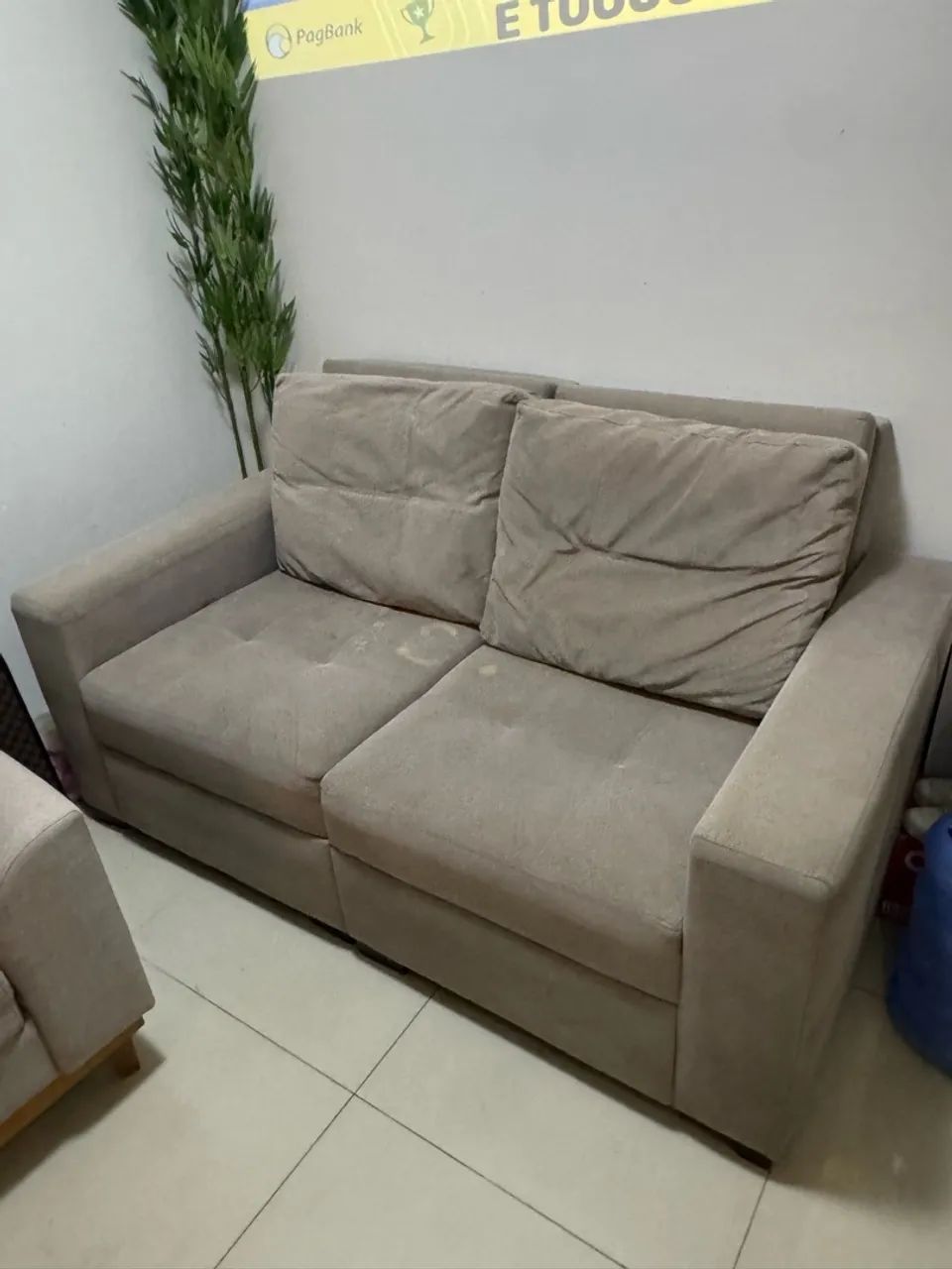 SOFÁ RETRÁTIL PRA 2 LUGARES - Foto 2
