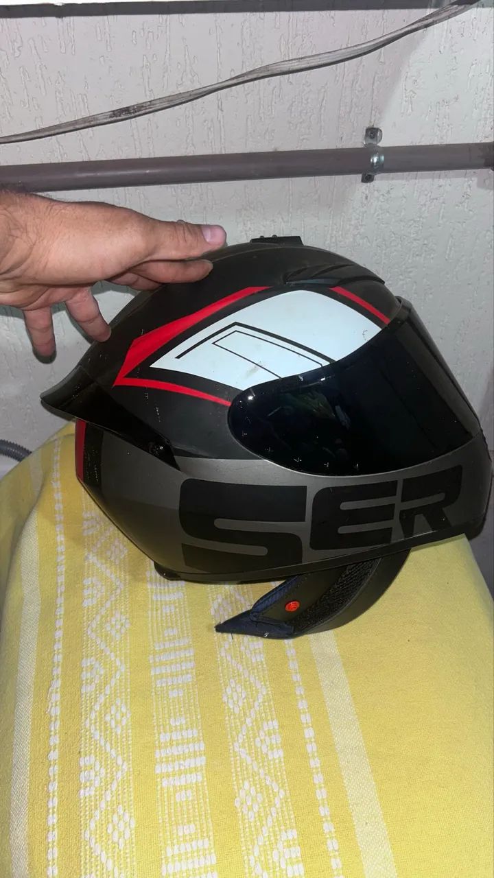 2 capacetes Capacete GIVE e Gike tamanho 63 e 60  - Foto 3