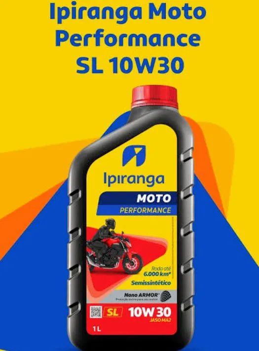 Óleo moto Ipiranga.