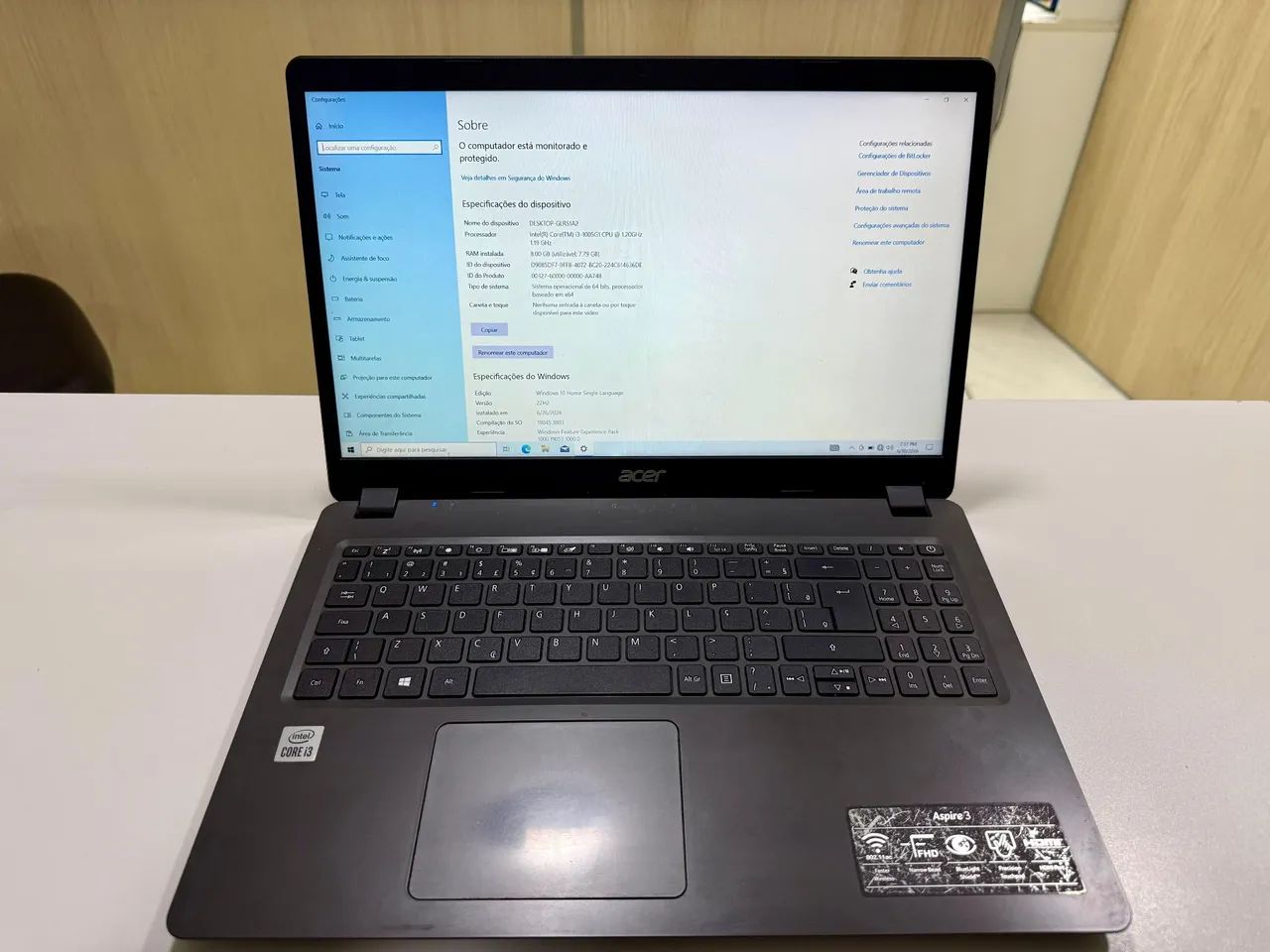 Accer Aspire 3 SSD/NVME 256 GB 8 RAM - Foto 2