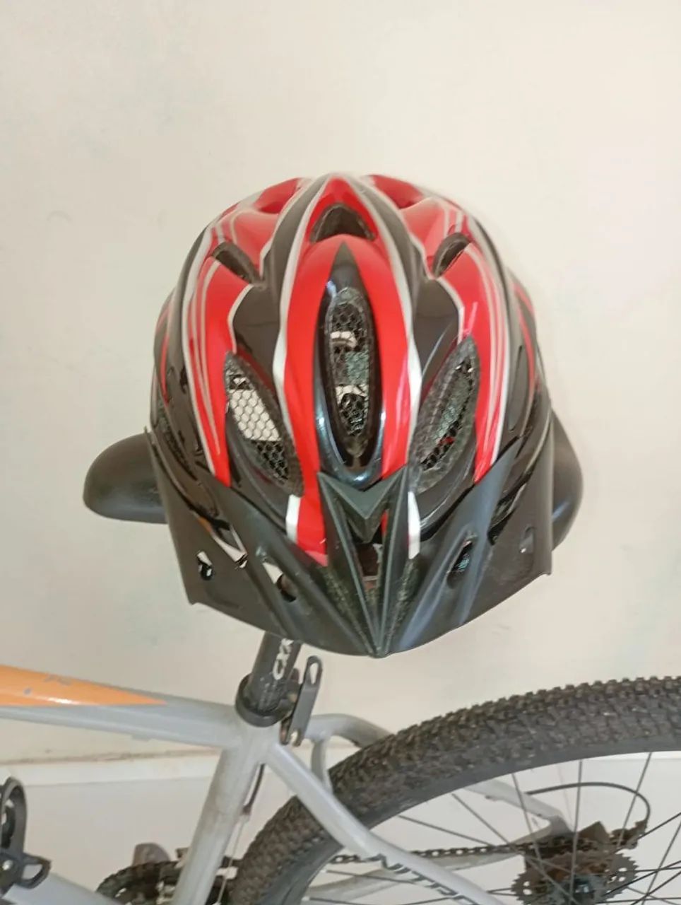 Capacete de ciclista 