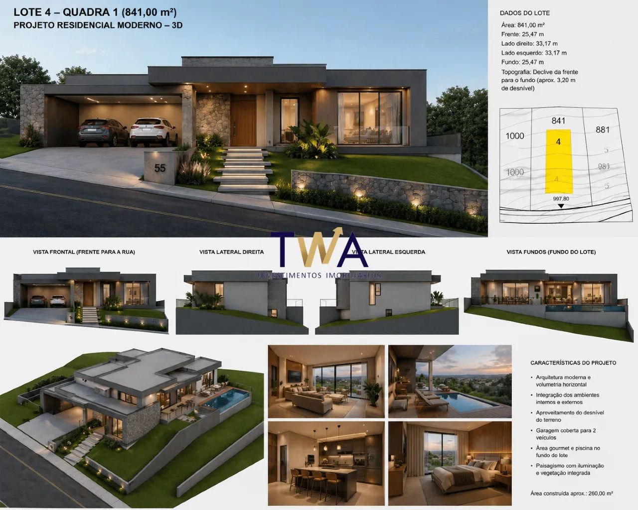 Lote em condomínio, Quintas do Sol, Quintas do Sol, Nova Lima, R$845.000,00, à venda na TW - Foto 6