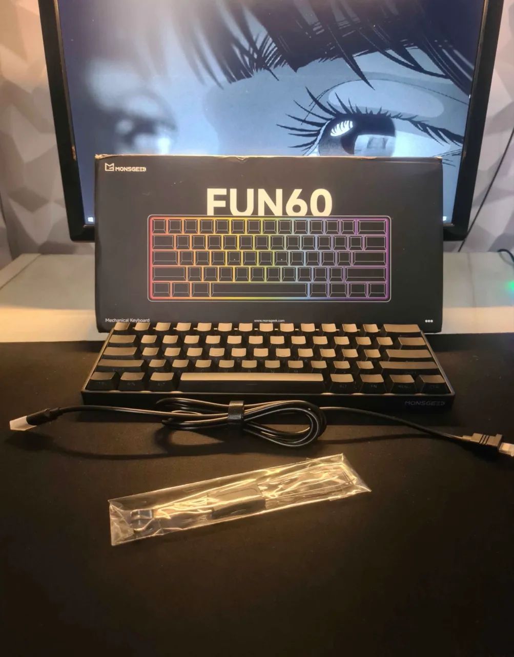 Teclado magnetico fun 60 pro