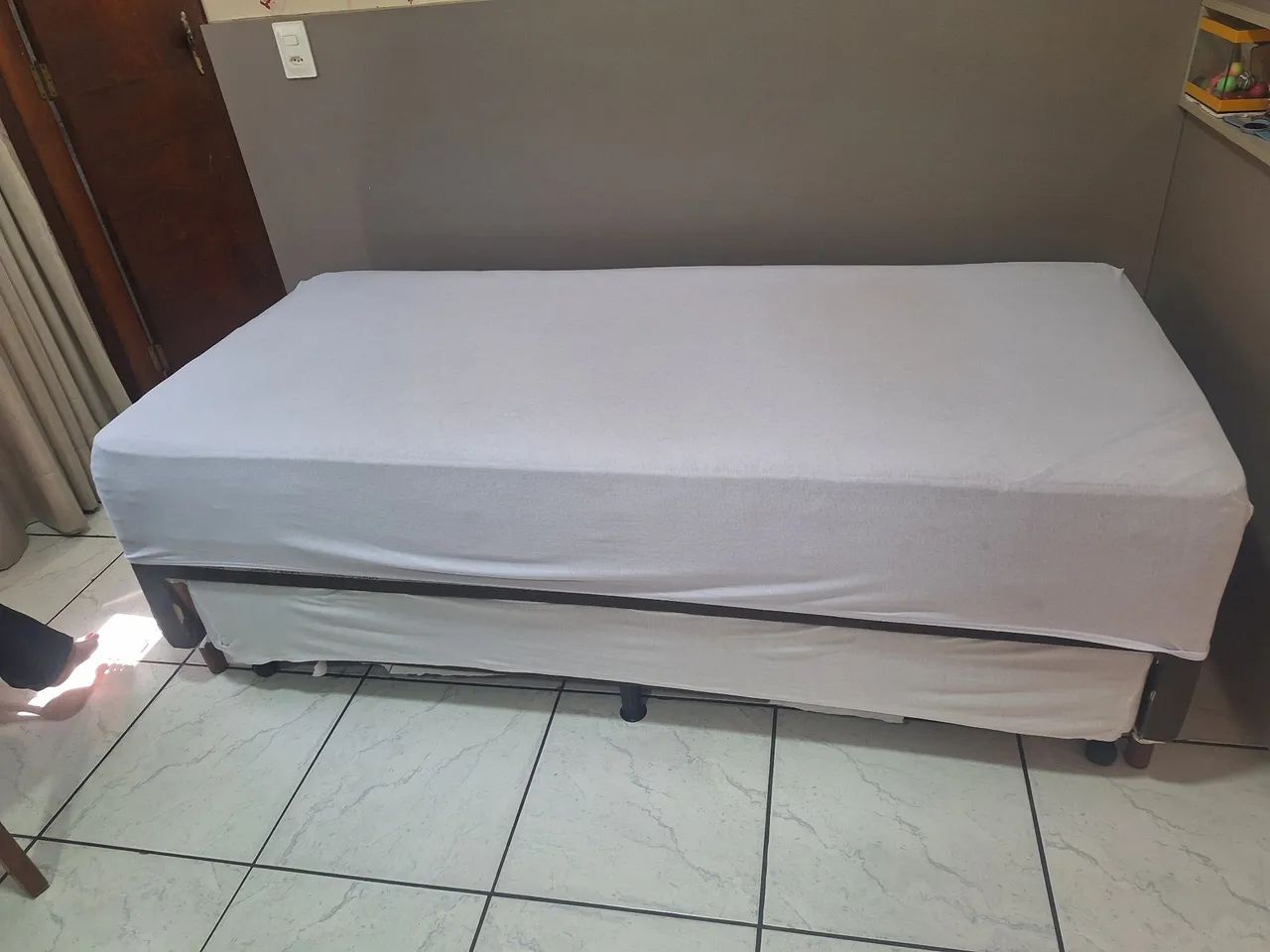 Cama solteiro box conjugado com cama auxiliar  - Foto 4