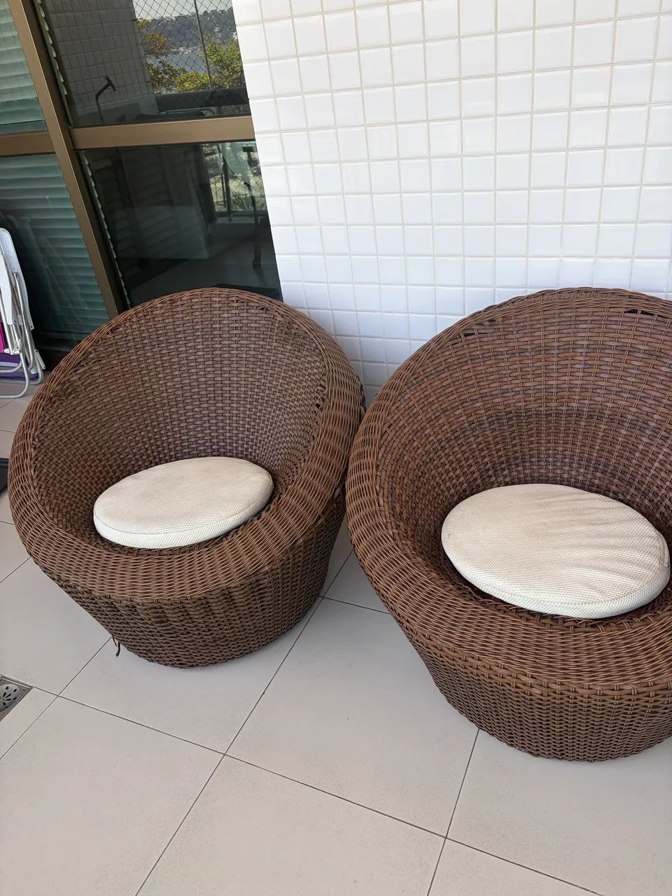 Conjunto de varanda em vime sintético  - Foto 2