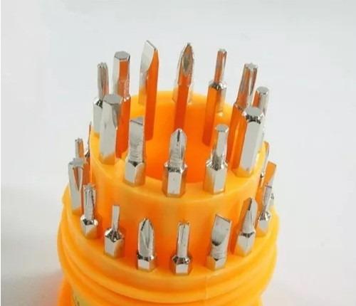 Kit Chave De Fenda 31 Peças Philips Torx Celular Relógio - Foto 5