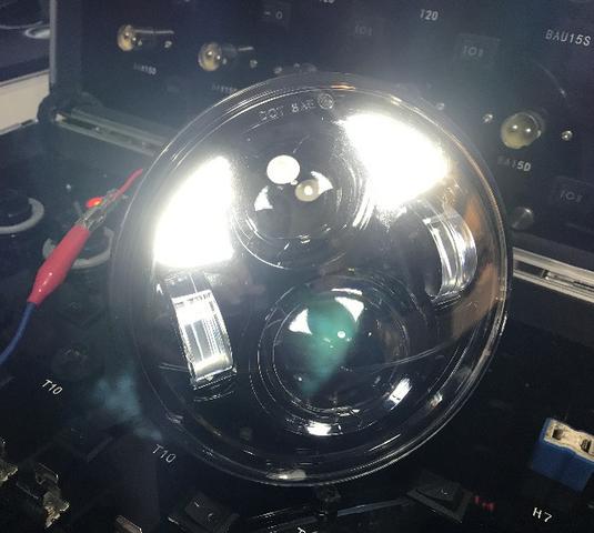 Farol Led 5,75 Polegadas Harley Davidson - Foto 5