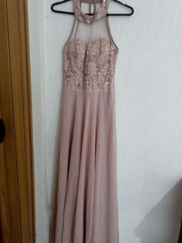 Vestido nude tamanho P usado 1x