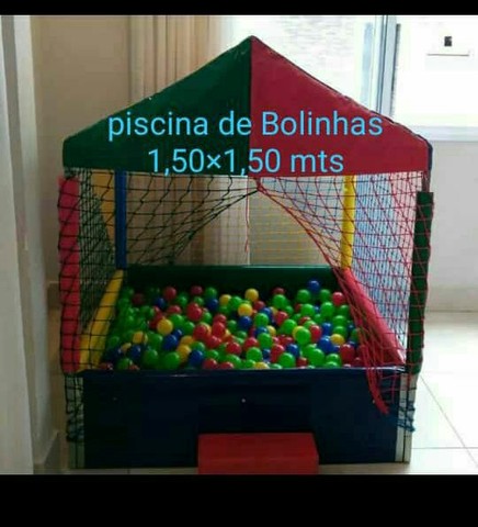 Tatames  Isotubos  PULA PULA  cama elástica  piscina de Bolinhas  - Foto 5