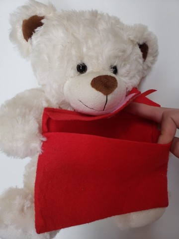 Urso de pelúcia Cacau Show - Envelope - Dia dos Namorados  - Foto 3