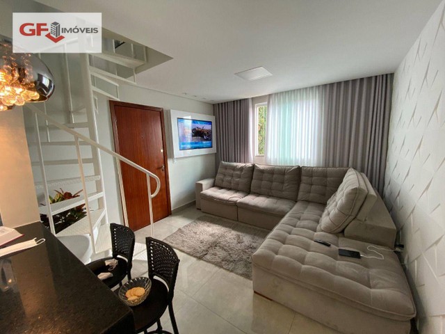 Cobertura com 2 dormitórios à venda, 96 m² por R$ 450.000,00 - São Gabriel - Belo Horizont - Foto 3
