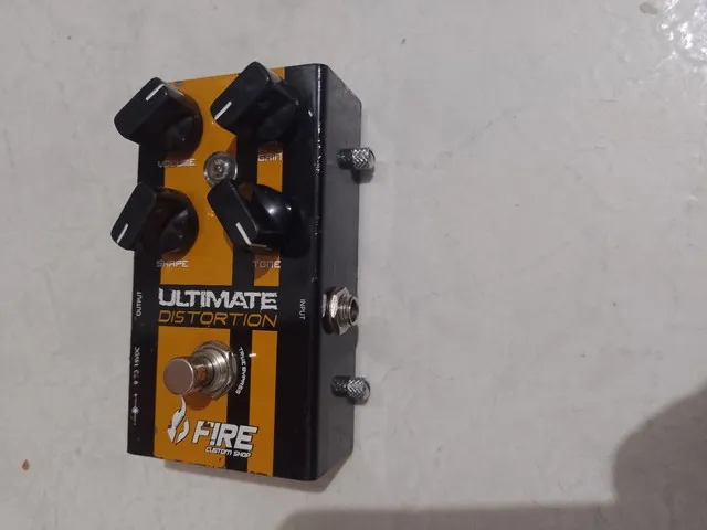 Pedal fire ultimate distortion aceito pedais
