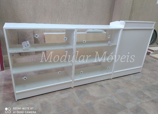 Balcão Caixa + 2 Balcões Vitrine - Foto 2