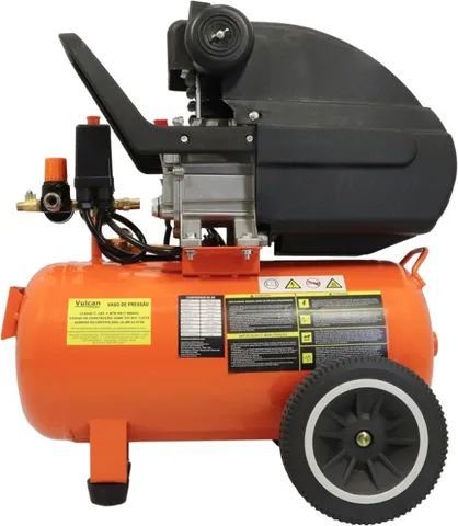 Compressor De Ar 24 Litros 2,5Hp 8 Bar 220Volts Vc25-1 Vulcan - Foto 2