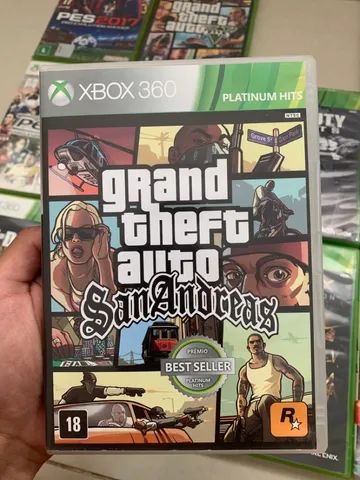 Jogo Grand Theft Auto San Andreas GTA Xbox 360 Usado - Meu Game Favorito