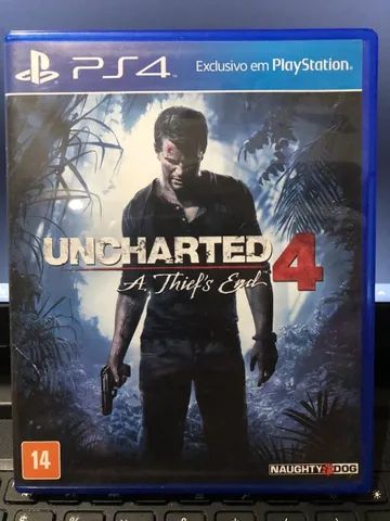 Uncharted 4 A Thief's End Mídia Física PS4 (USADO) 