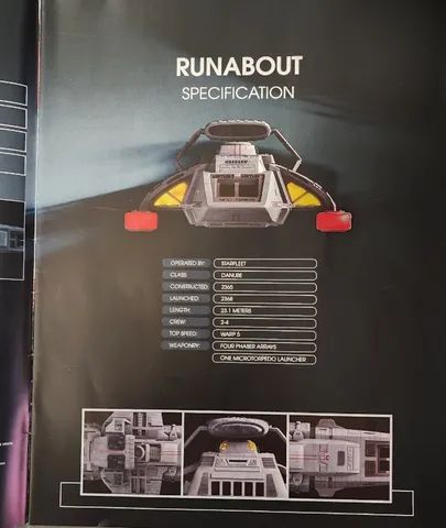 Starfleet Runabout Eaglemoss Edição 32 - Foto 2