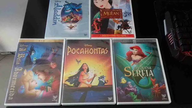 WALT DISNEY - 5 DVDs - Pixar Short Filmes; Tico e Teco