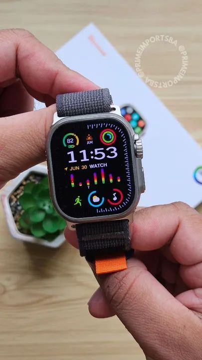 Smartwatch iWO Watch W69 Plus Amoled - Com 03 Brindes - Promoção da Semana! - Foto 2