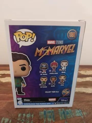 Funko Pop Marvel Ms. Marvel Red Dagger Bobble Head 1080 - Foto 4