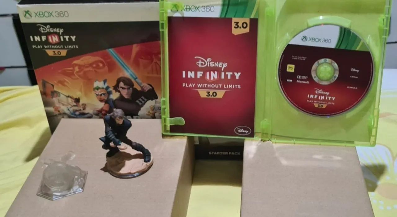 DISNEY INFINITY 3.0 COM CAIXA BASE MUNDO BONECO  JOGO - Foto 4