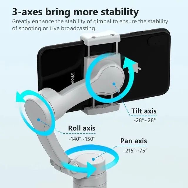 Estabilizador gimbal para celular  3 eixo - axnen hq3 - Foto 4
