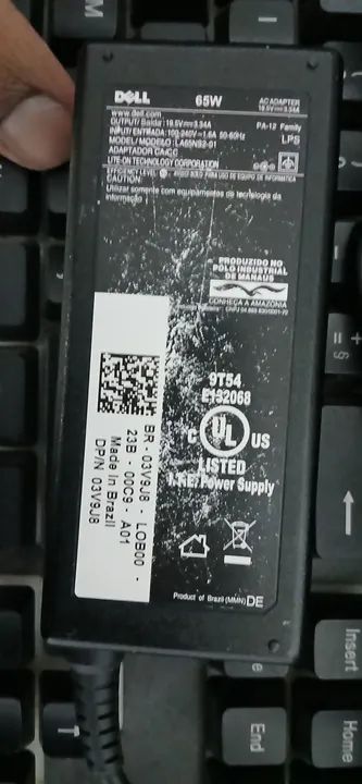 Fonte de Notebook Dell 65W - Foto 3